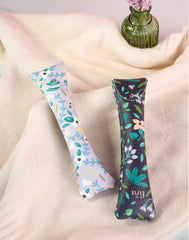 Estuche "Floral bloom" negro