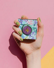 Colgante malva pájaro